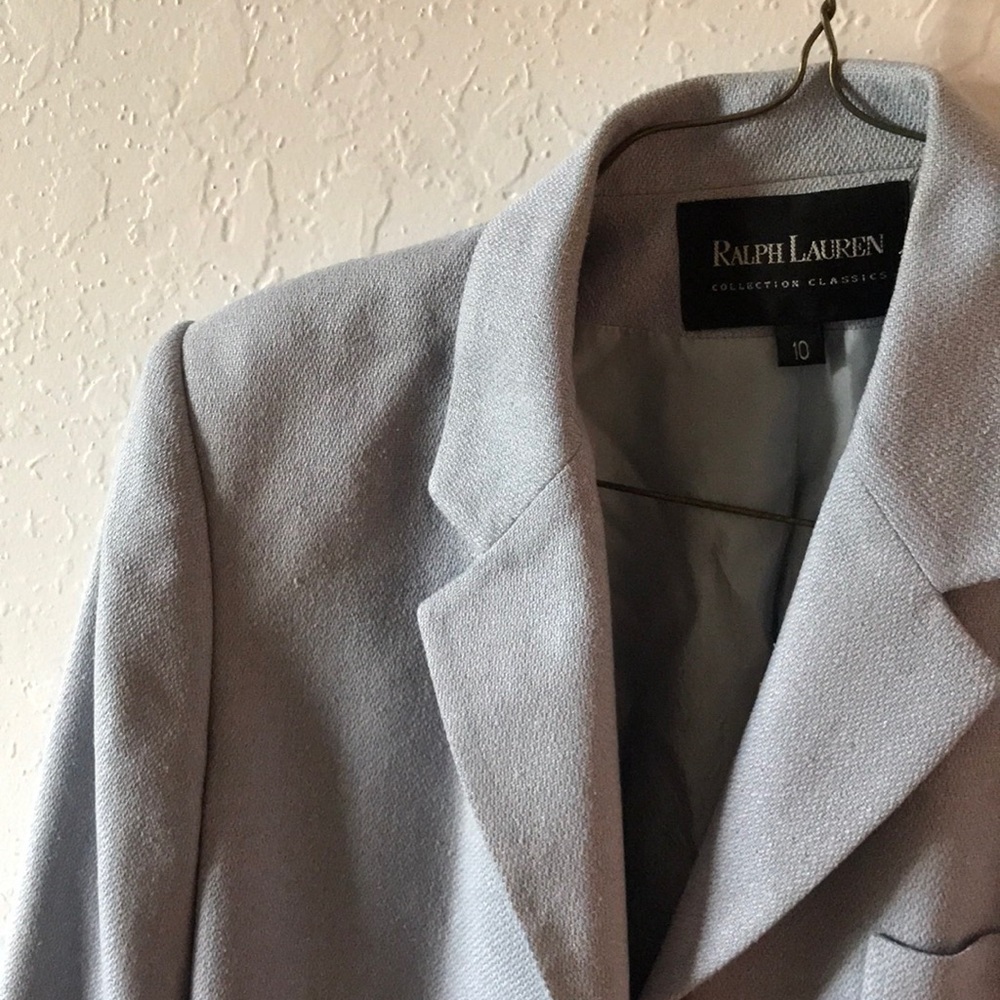 Baby Blue Blazer -ralph lauren Collection Classics